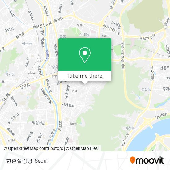 한촌설렁탕 map