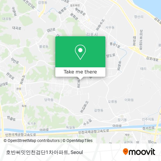 호반써밋인천검단1차아파트 map