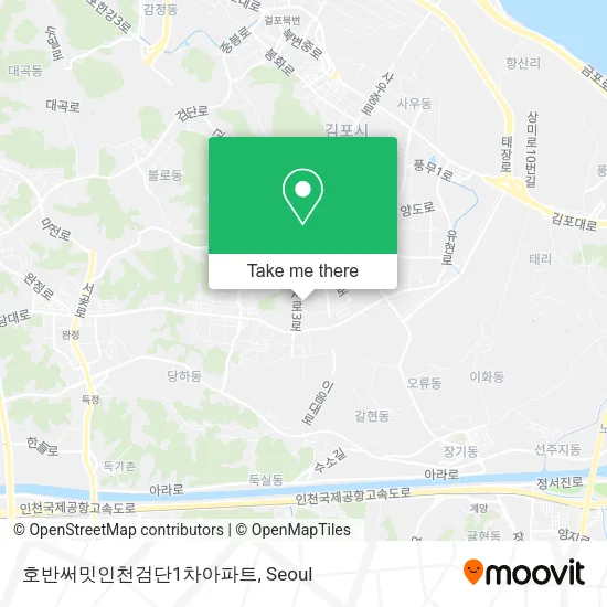 호반써밋인천검단1차아파트 map