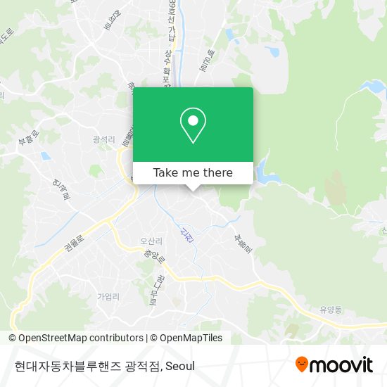 현대자동차블루핸즈 광적점 map