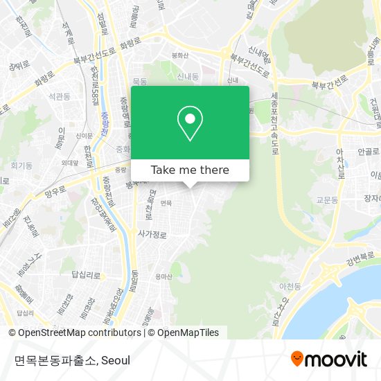 면목본동파출소 map