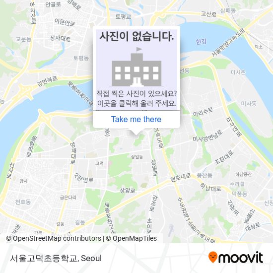 서울고덕초등학교 map