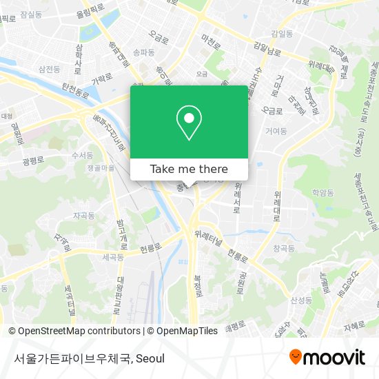 서울가든파이브우체국 map