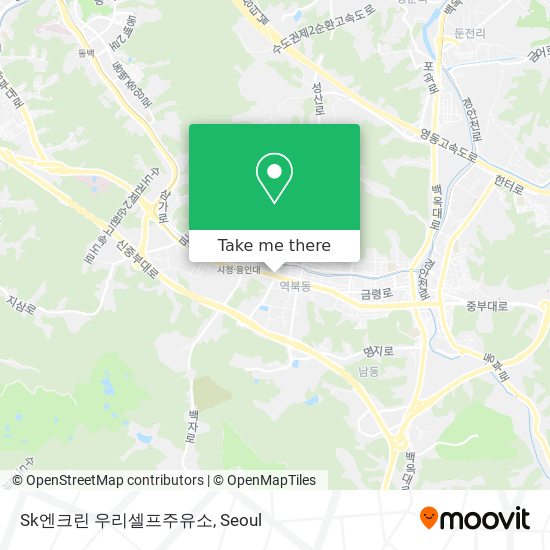 Sk엔크린 우리셀프주유소 map