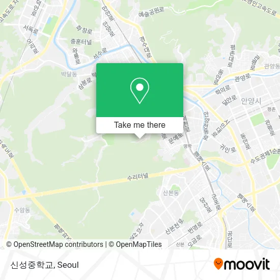 신성중학교 map