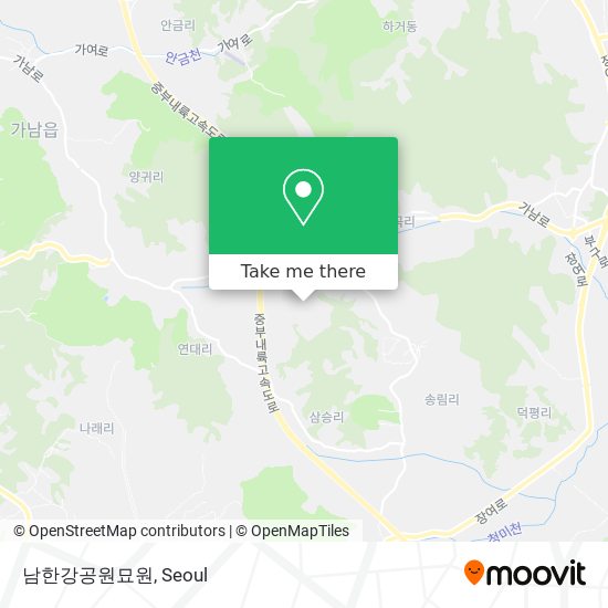 남한강공원묘원 map