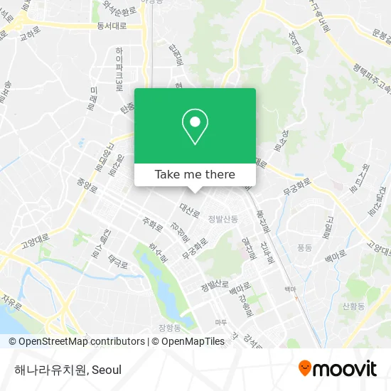 해나라유치원 map