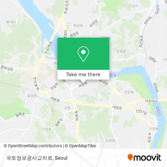 국토정보공사교차로 map