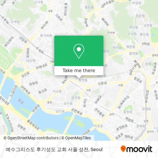 예수그리스도 후기성도 교회 서울 성전 map