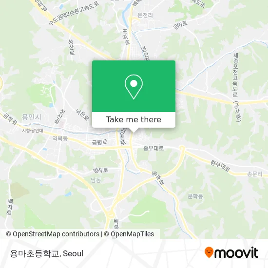 용마초등학교 map
