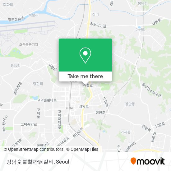 강남숯불철판닭갈비 map