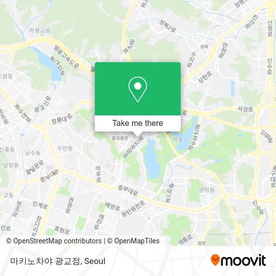 마키노차야 광교점 map