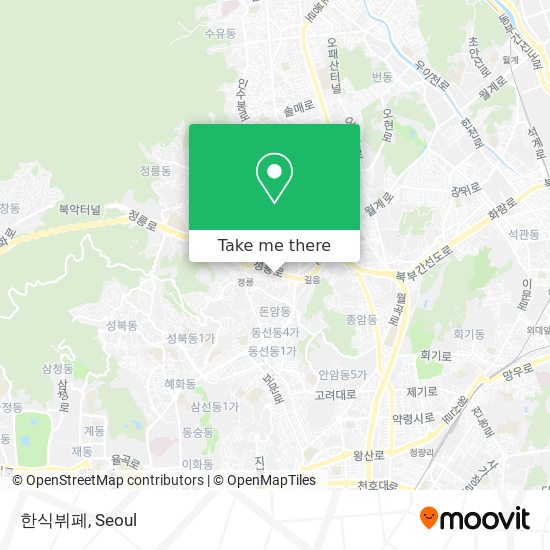 한식뷔페 map