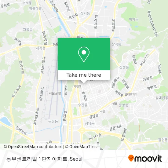 동부센트리빌 1단지아파트 map