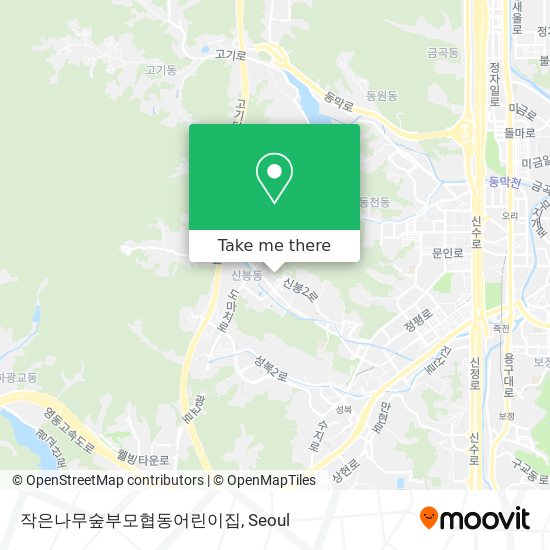 작은나무숲부모협동어린이집 map