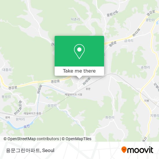 용문그린아파트 map