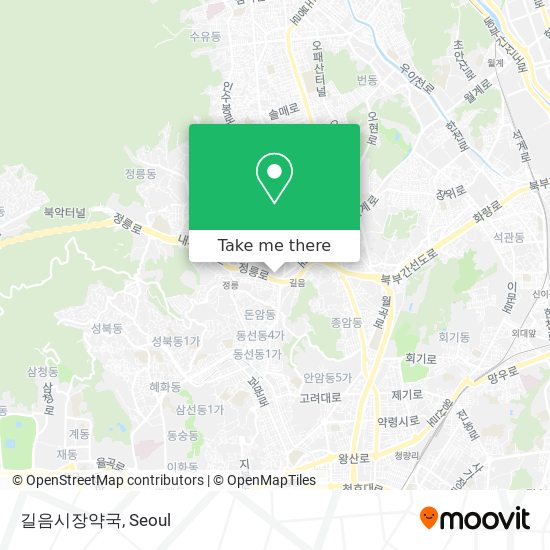 길음시장약국 map