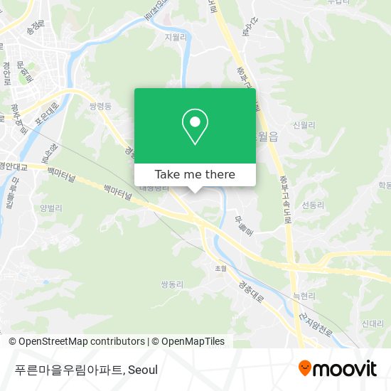 푸른마을우림아파트 map