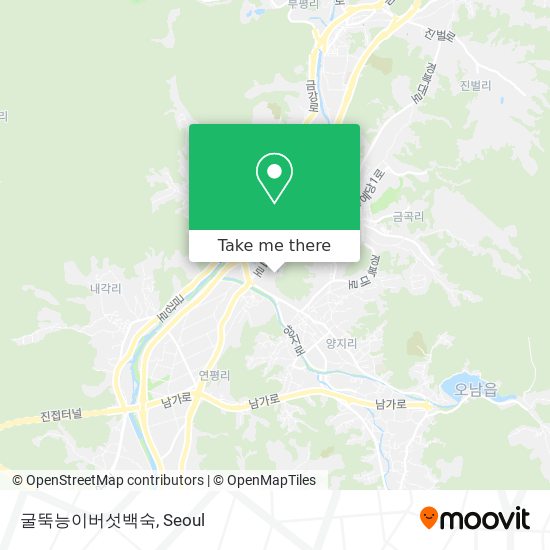 굴뚝능이버섯백숙 map