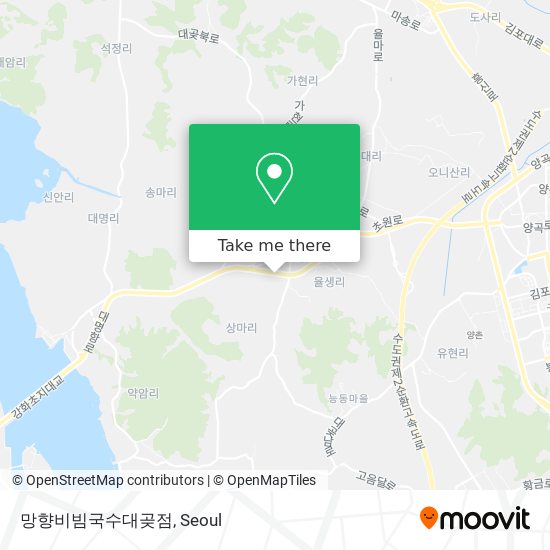 망향비빔국수대곶점 map