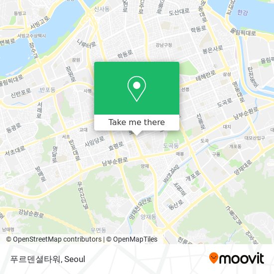 푸르덴셜타워 map