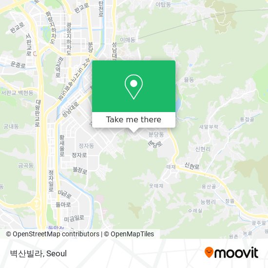 벽산빌라 map