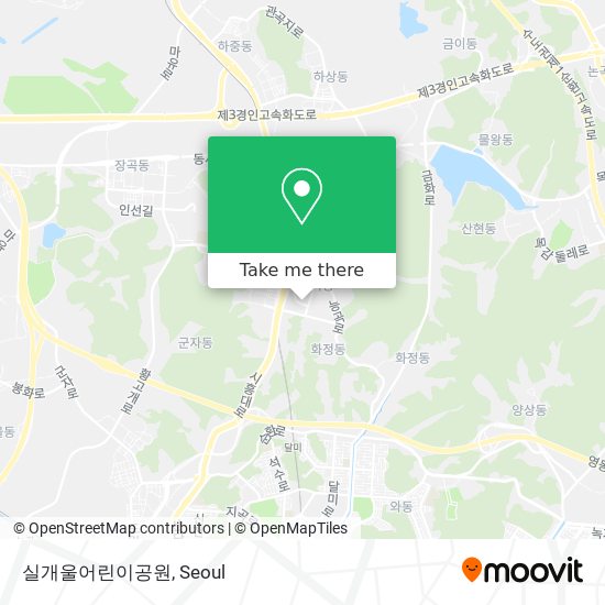 실개울어린이공원 map