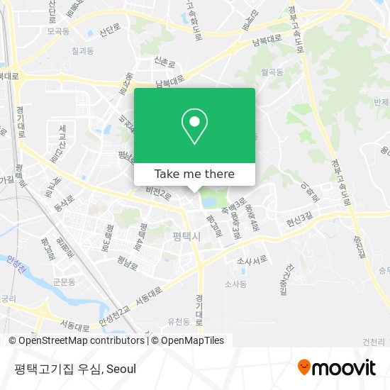 평택고기집 우심 map