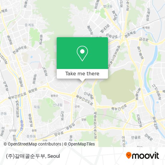 (주)갈매골순두부 map