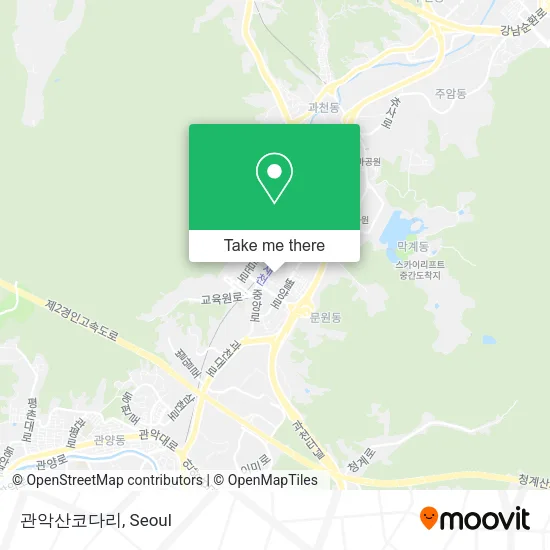 관악산코다리 map