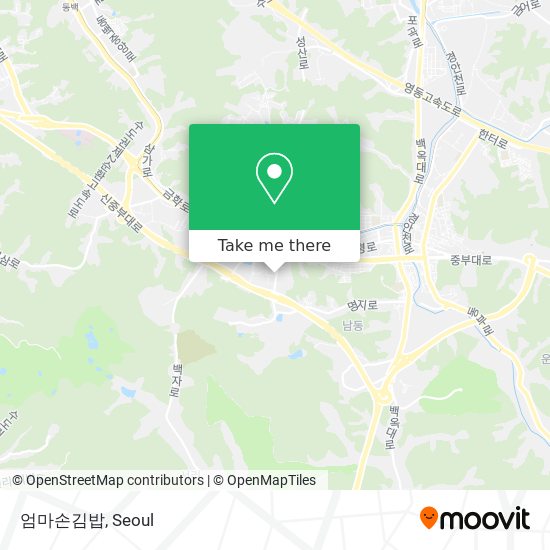 엄마손김밥 map