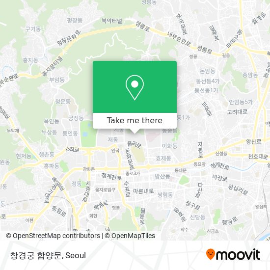 창경궁 함양문 map