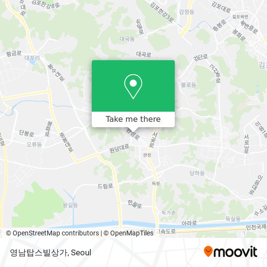 영남탑스빌상가 map