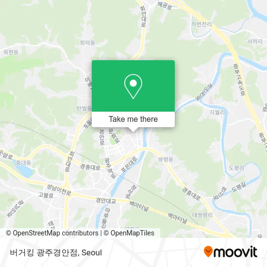 버거킹 광주경안점 map
