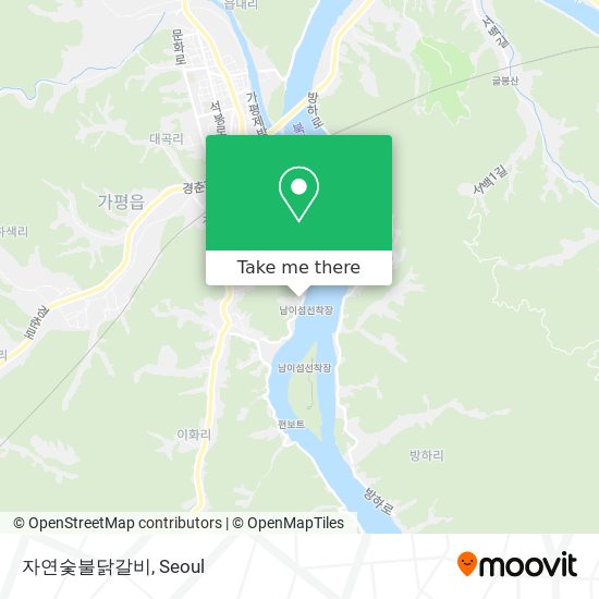 자연숯불닭갈비 map