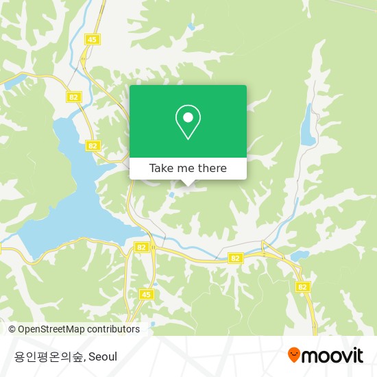 용인평온의숲 map