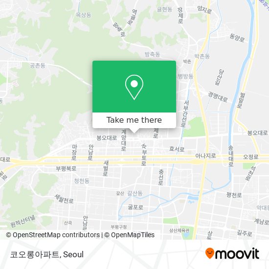 코오롱아파트 map