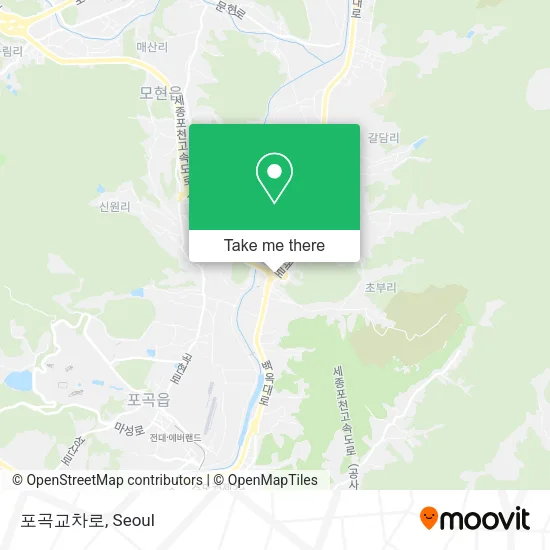포곡교차로 map