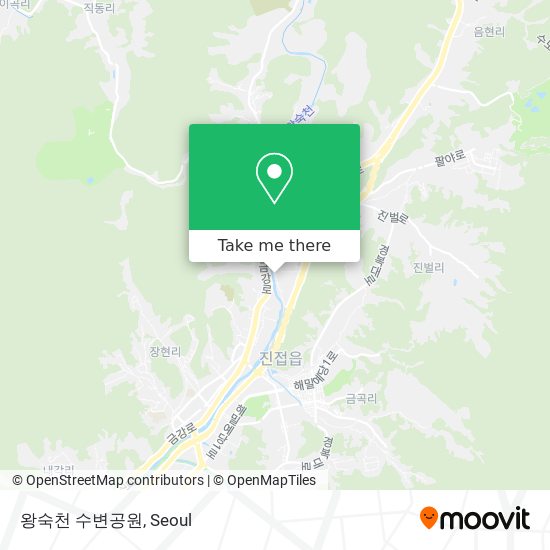 왕숙천 수변공원 map