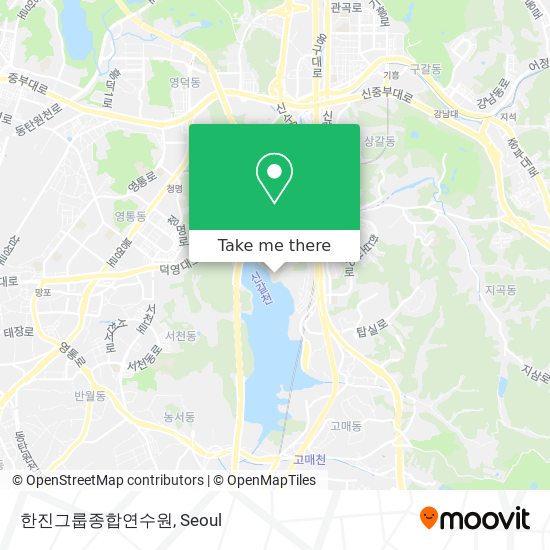 한진그룹종합연수원 map