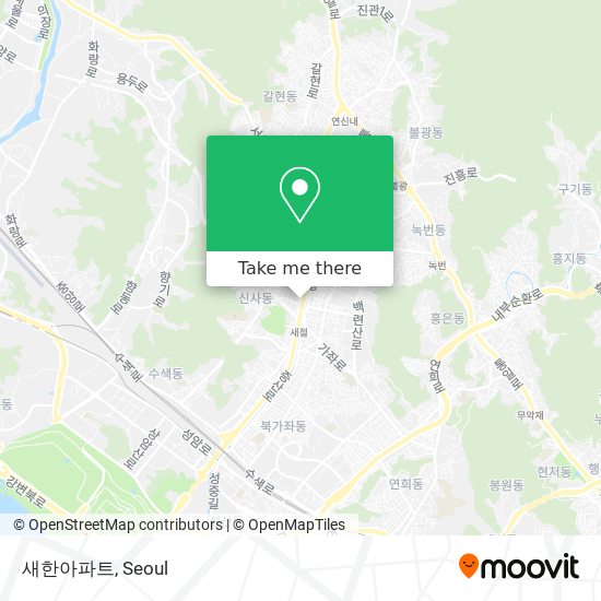 새한아파트 map