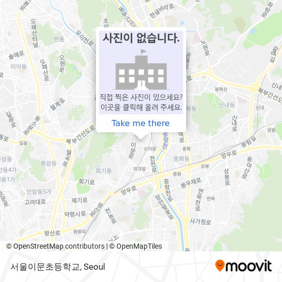 서울이문초등학교 map