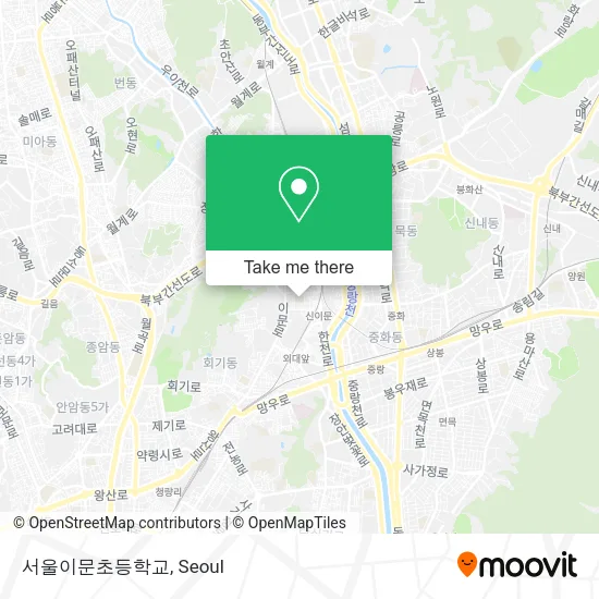 서울이문초등학교 map
