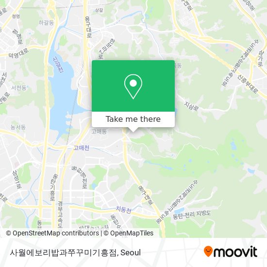 사월에보리밥과쭈꾸미기흥점 map