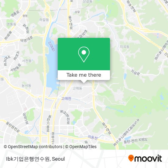 Ibk기업은행연수원 map
