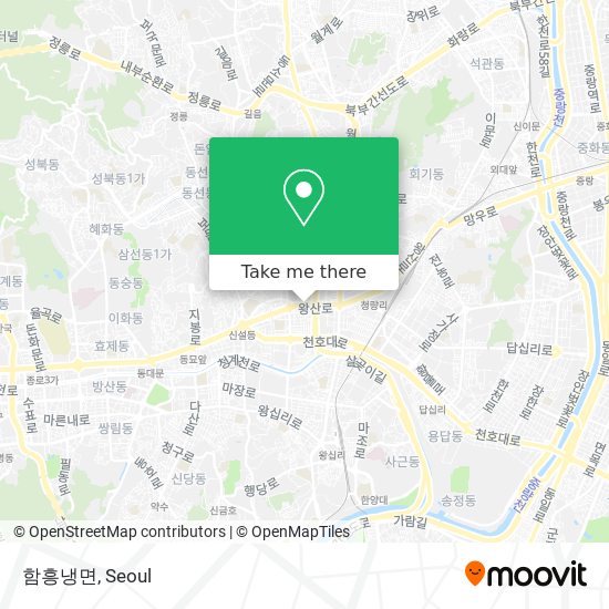 함흥냉면 map