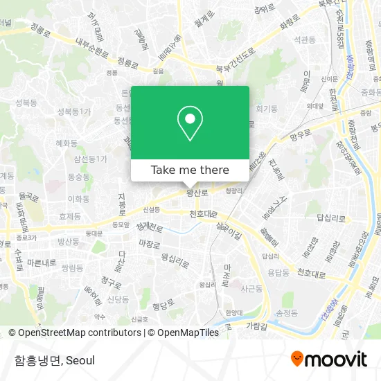 함흥냉면 map