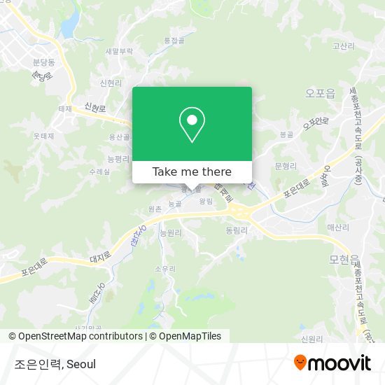 조은인력 map
