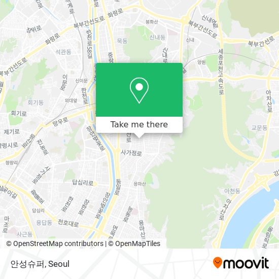 안성슈퍼 map