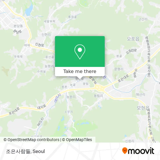 조은사람들 map
